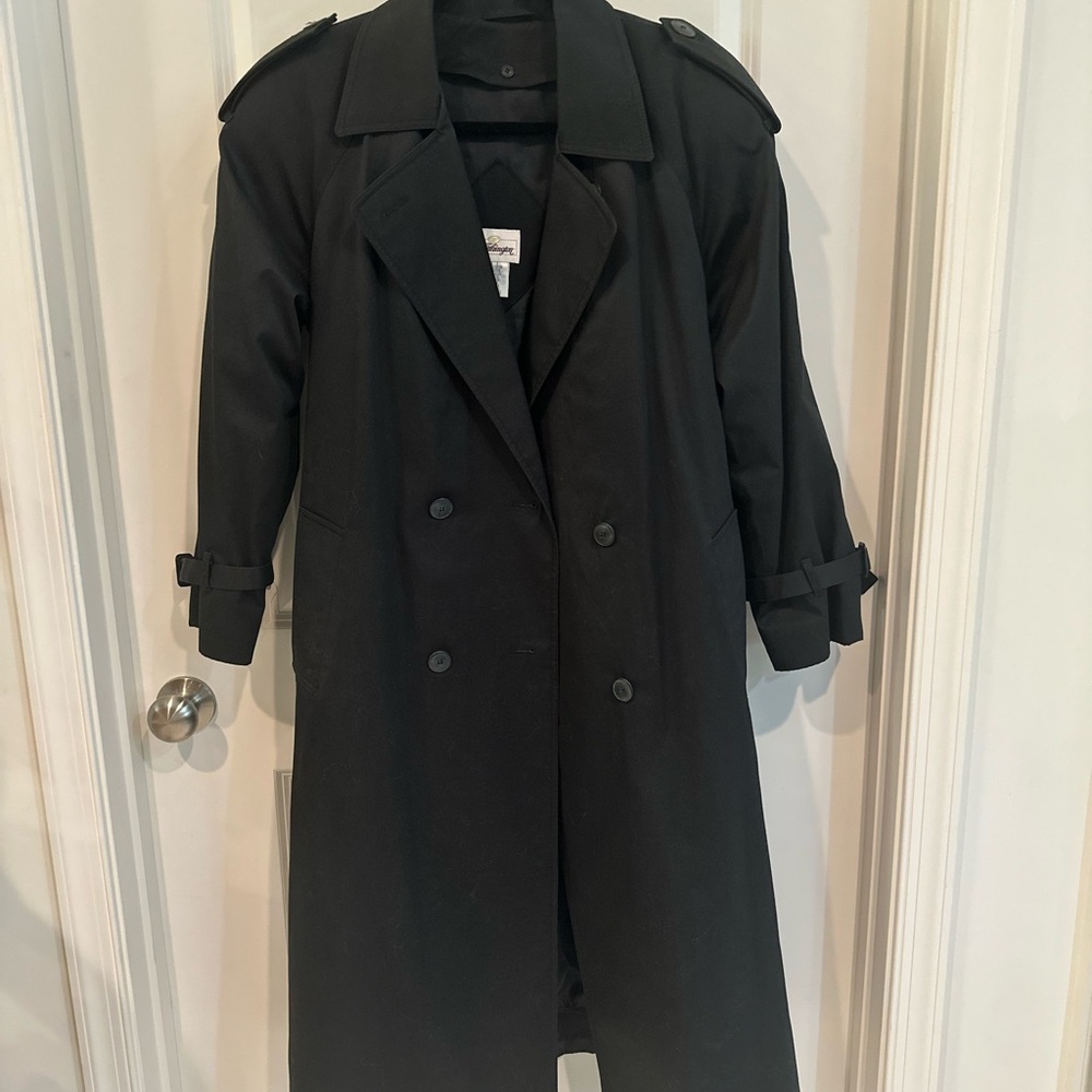 Worthington Black Trench Coat